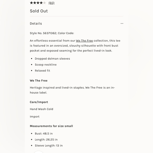 Free People- We the Free Kyoto Tee- Lemon Combo, size Medium. Brand New. - Picture 7 of 7